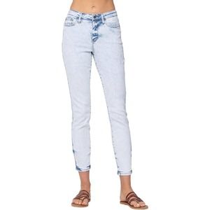 Judy Blue Ultra Light Acid Wash Slim Fit High Waist Jeans, Size 14 W, NWT